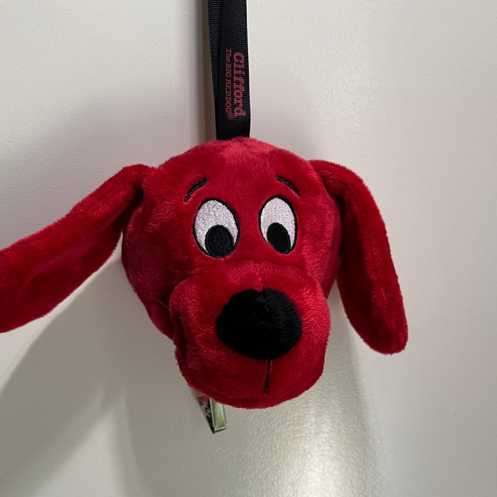 Red Plush Dog Toy